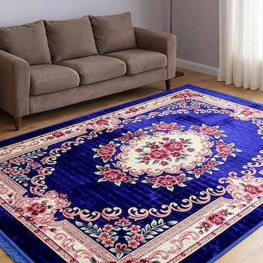 STARGOLD Luxurious Embossed Indoor Floor Carpet Bedroom and Living Room Rug Anti Slip Floor Carpets 180x200 cm SG-P016