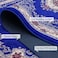 STARGOLD Luxurious Embossed Indoor Floor Carpet Bedroom and Living Room Rug Anti Slip Floor Carpets 200x300 cm SG-P017