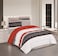 STARGOLD Microfiber Solid 6 Pieces Comforter Set Fitted Sheet, Pillow Sham, Pillow Case Comforter 240X220 CM King Size Mattress SG-CP2014 Print6-72