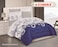 STARGOLD Microfiber Solid 6 Pieces Comforter Set Fitted Sheet, Pillow Sham, Pillow Case Comforter 240X220 CM King Size Mattress SG-CP2014 Print6-81
