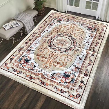 STARGOLD Luxurious Embossed Indoor Floor Carpet Bedroom and Living Room Rug Anti Slip Floor Carpets 200x300 cm SG-P015-A