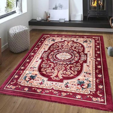 STARGOLD Luxurious Embossed Indoor Floor Carpet Bedroom and Living Room Rug Anti Slip Floor Carpets 200x300 cm SG-P015-A