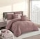 STARGOLD Microfiber Solid Comforter 8 Pieces Set Fitted Sheet, Pillow Sham, Pillow Case, Cushion Comforter 260X240 CM King Size Mattress, SG-CS2004-SOLID72 BISQUE