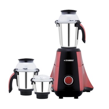 STARGOLD Mixer Grinder 1000 Watts 3-In-1 High Performance Copper Motor With Razor Sharp Blade