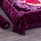 STARGOLD Luxury Blanket Set Of 5 Pieces King Size Double Ply Embossed Design Bedspread, Blanket, Pillow Cases And Neck Roll, SG-BLC660