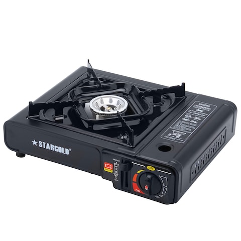 STARGOLD Portable Butane Gas Stove Camping Stove Durable Lightweight Design Safety Features Outdoor Wind Proof Single Burner Emergency Outdoor