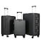 VIPTOUR PC Hard Side Zipperless Luggage Set of 3 PCS TSA Lockable Travel Suitcases 20/25/29