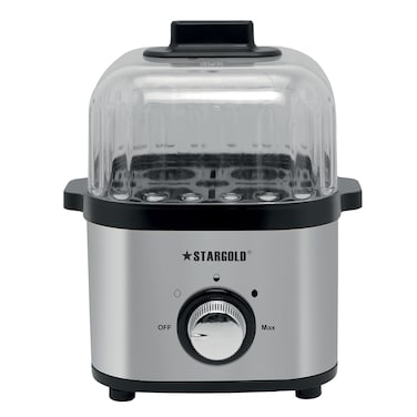 STARGOLD Egg Cooker 4 Tiers Egg Cooker 350W 3 Color Breathing Light Beep Reminder, SG-323EC