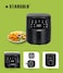 STARGOLD Air Fryer 4.5 Liter Oil Free 1400W Rapid Air Technology Hot Air Circulation Temperature Control Timer Function Air Fryer