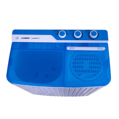 STARGOLD Twin Tub Washing Machine, 7.5 kg Washing Capacity, Rust Proof, Low Noise Washing Machine