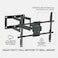STARGOLD Full-Motion Swivel TV Wall Mount Bracket &ndash; Fits 50&rdquo; to 105&rdquo; Screens, SG-518HFM