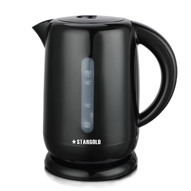 STARGOLD 1.7L Electric Kettle, BPA-Free, 2200W Fast Boil, 360&deg; Rotational Base, Auto Shut-Off, Overheat Protection,SG-1447