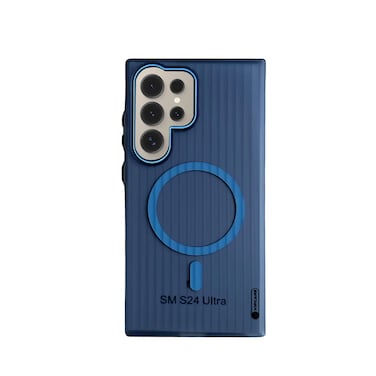 VIPCARE Samsung S24 Ultra Case Minimalist Protection With Compatibile MagSafe Dark Blue
