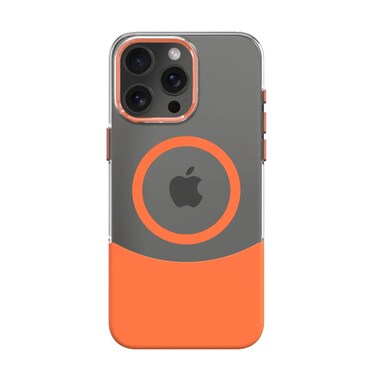 VIPCARE iPhone 16 Pro Max MagSafe iPhone Case PC Duo Sleek Protection With Mag Safety Compatibility Orange