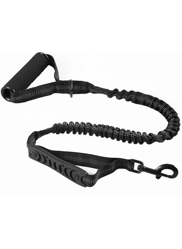 Bolivia&#39;s Dog Leash, Durable 360&deg; Tangle Free and Highly Reflective Elastic Rope with Comfortable Sponge Non Slip Grip Padded Handle, for Medium Large Dogs Training