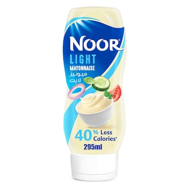 Noor Light Mayonnaise, Squeezy Bottle, 295ml