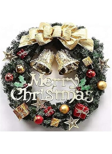 Flydancing Christmas Wreath - Xmas Window and Door Home Decorations - Super Beautiful (A)