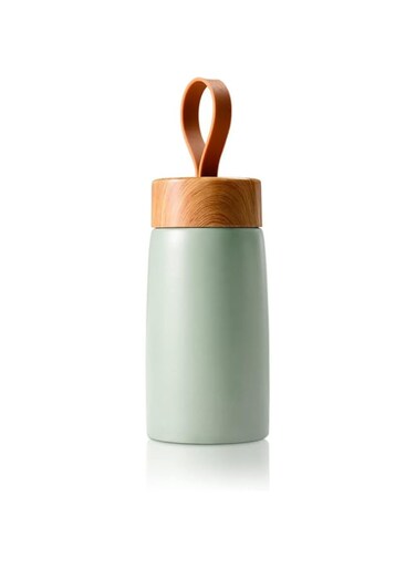 Thermos Water Bottle,Portable Stainless Steel Thermos Water Bottle - Vacuum Insulated Flask for Hot and Cold Drinks - Perfect for Home, Office, School, Sports, and Camping - 10oz 280ml (Green)