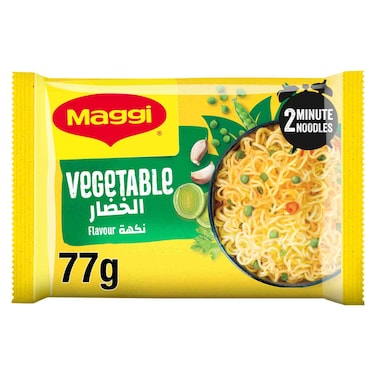 Nestle Maggi 2 Minutes Vegetable Flavour Noodles 77g