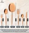 LIFE SMILE Cutlery Set, 18/10 Pure Stainless Steel Flatware Set with Stand, Rust Proof &amp; Fade Proof Dinnerware Set (SHINE ROSE GOLD, 88 Pieces)