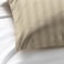 BYFT Tulip (Cream) Single Size Flat Sheet and Pillow Covers with 1 cm Satin Stripe (Set of 2 Pcs) 100% Cotton, Soft and Luxurious Hotel Quality Bed linen-300 TC