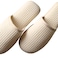 Natural Touch Closed Toe Bath Slipper Natural Medium