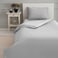BYFT Orchard Exclusive (Grey) Single Size Flat Sheet,Duvet cover and Pillow covers (Set of 4 Pcs) Cotton percale Weave, Soft and Luxurious, High Quality Bed linen -180 TC