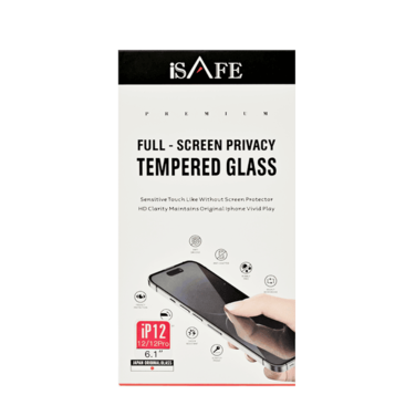 ISAFE HD GLASS SCREEN GUARD IPHONE 12/12 PRO PRIVACY