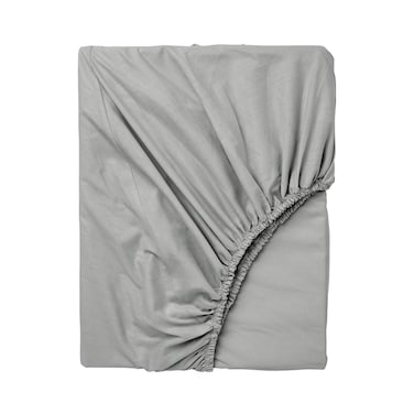 BYFT Orchard Exclusive (Grey) Single Size Fitted Sheet (90 x 210 + 30 Cm -Set of 1 Pc)  Cotton percale Weave, Soft and Luxurious, High Quality Bed linen -180 TC
