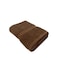 BYFT Camellia Hand Towel 50 x 100 Cm 550 Gsm Dark Brown Diagonal Dobby 100% Cotton Set of 01