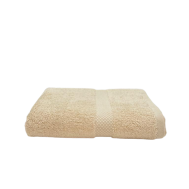 BYFT Gardenia Hand Towel 50 x 100 Cm 550 Gsm Beige Diamond Dobby 100% Cotton Set of 01