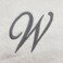 BYFT Iris Embroidered For You Bath Towel 70 x 140 Cm 600 Gsm White 100% Cotton Letter "W" Silver Thread Set of 01