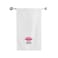 BYFT Iris Embroidered For You Bath Towel 70 x 140 Cm 600 Gsm White 100% Cotton Her Lips Pink Thread Set of 01