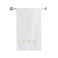 BYFT Iris Embroidered For You Bath Towel 70 x 140 Cm 600 Gsm White 100% Cotton Snowflake Gold Thread Set of 01