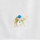 BYFT Iris Embroidered For You Hand Towel 50 x 80 Cm 600 Gsm White 100% Cotton Camel Blue-Gold Thread Set of 01