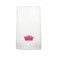 BYFT Iris Embroidered For You Hand Towel 50 x 80 Cm 600 Gsm White 100% Cotton Princess Pink Thread Set of 01