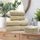 BYFT Home Essentials Hand Towel 40 x 70 Cm 550 Gsm Cream Horizontal Striped Dobby 100% Cotton Set of 01