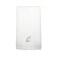 BYFT Iris Embroidered For You Hand Towel 50 x 80 Cm 600 Gsm White 100% Cotton Letter "C" Silver Thread Set of 01