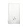 BYFT Iris Embroidered For You Hand Towel 50 x 80 Cm 600 Gsm White 100% Cotton Letter "D" Silver Thread Set of 01