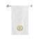 BYFT Iris Embroidered For You Bath Towel 70 x 140 Cm 600 Gsm White 100% Cotton Letter "R" Gold Thread Set of 01