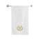 BYFT Iris Embroidered For You Bath Towel 70 x 140 Cm 600 Gsm White 100% Cotton Letter "W" Gold Thread Set of 01