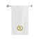 BYFT Iris Embroidered For You Bath Towel 70 x 140 Cm 600 Gsm White 100% Cotton Letter "X" Gold Thread Set of 01