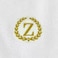 BYFT Iris Embroidered For You Bath Towel 70 x 140 Cm 600 Gsm White 100% Cotton Letter "Z" Gold Thread Set of 01