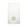 BYFT Iris Embroidered For You Hand Towel 50 x 80 Cm 600 Gsm White 100% Cotton Letter "F" Gold Thread Set of 01