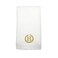 BYFT Iris Embroidered For You Hand Towel 50 x 80 Cm 600 Gsm White 100% Cotton Letter "H" Gold Thread Set of 01
