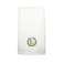 BYFT Iris Embroidered For You Hand Towel 50 x 80 Cm 600 Gsm White 100% Cotton Letter "L" Gold Thread Set of 01