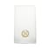 BYFT Iris Embroidered For You Hand Towel 50 x 80 Cm 600 Gsm White 100% Cotton Letter "N" Gold Thread Set of 01