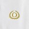 BYFT Iris Embroidered For You Hand Towel 50 x 80 Cm 600 Gsm White 100% Cotton Letter "O" Gold Thread Set of 01