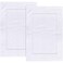 BYFT Iris Bath Mat 50 x 80 Cm 1000 Gsm White 100% Cotton Set of 01