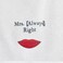 BYFT Iris Embroidered For You Bath Towel 70 x 140 Cm 600 Gsm White 100% Cotton Mrs. Always Right &amp; Mr. Right Black-Red Thread Set of 02